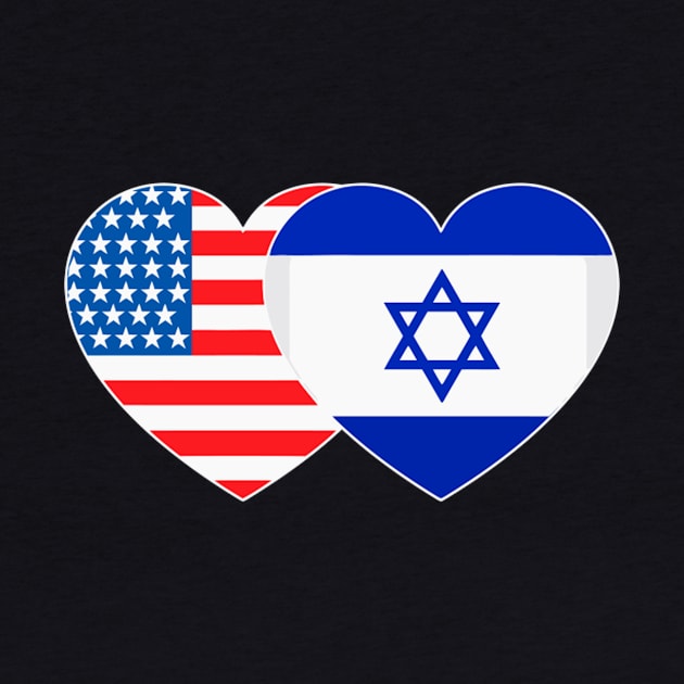 Israel And Usa Flag Twin He For Jewish Americans Israeli by SnugFarm